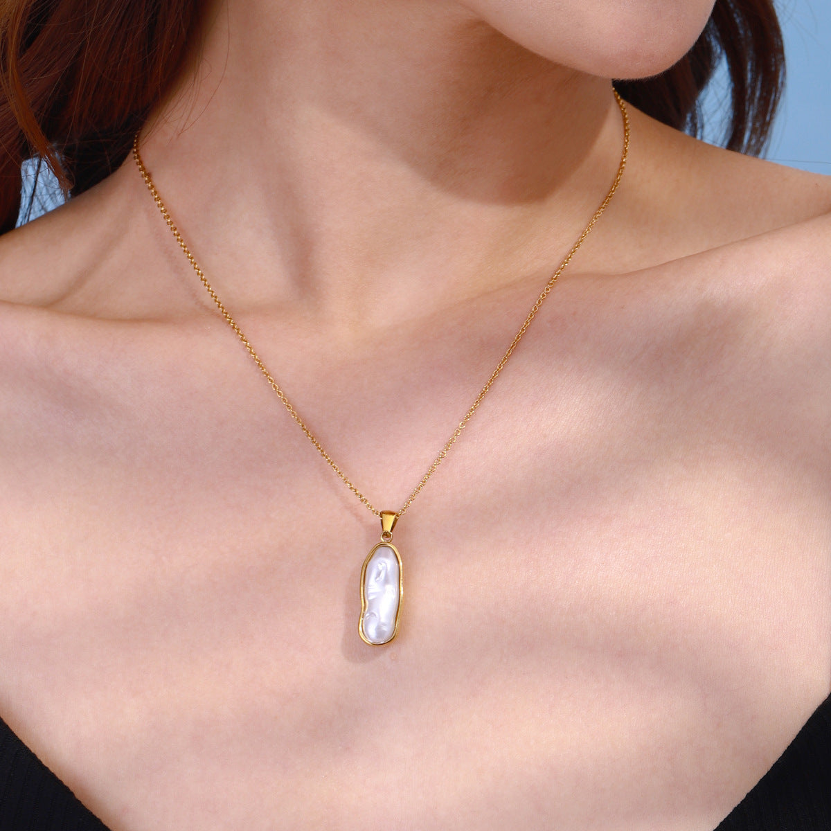 Pearl Necklace Accessory A Light-luxury High-end Collarbone Chain