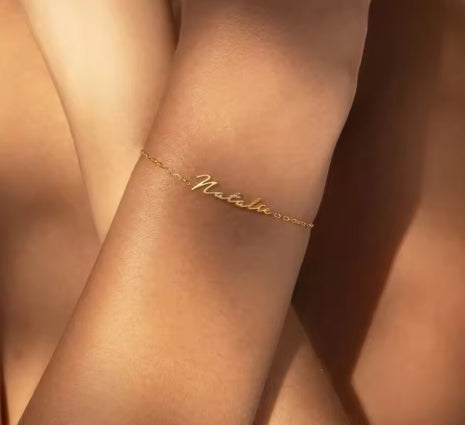 Customized Women's Name Bracelet For Personalization