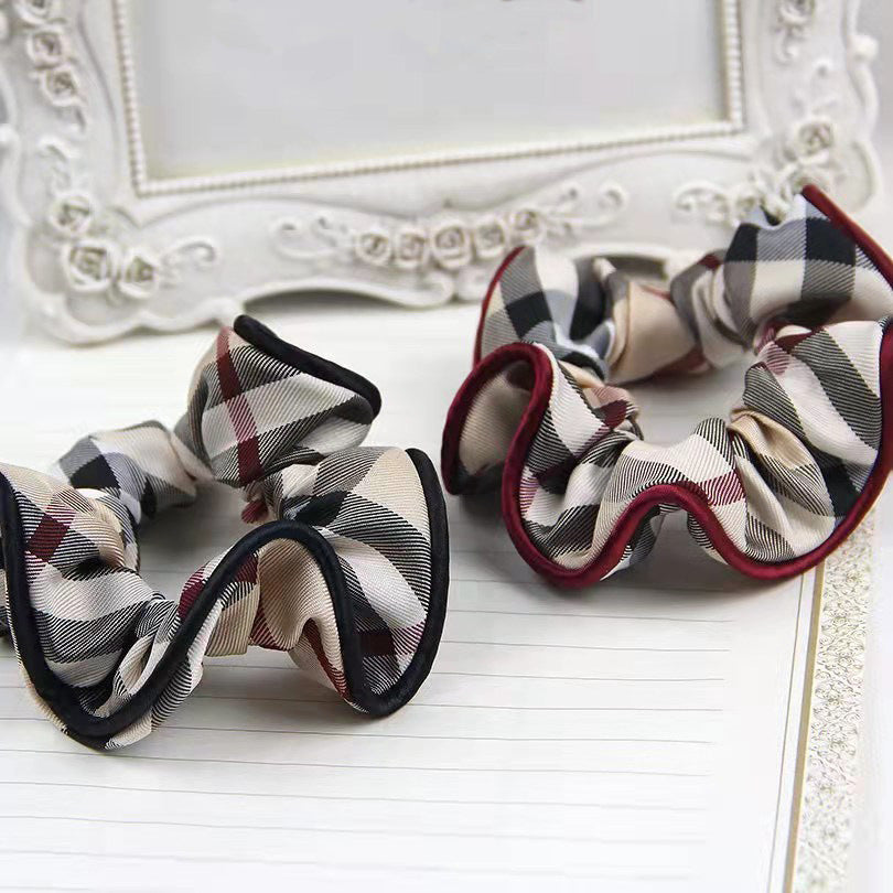 Classic Plaid Elastic Hair Tie