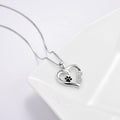 S925 Fashionable Pet Dog Paw Necklace