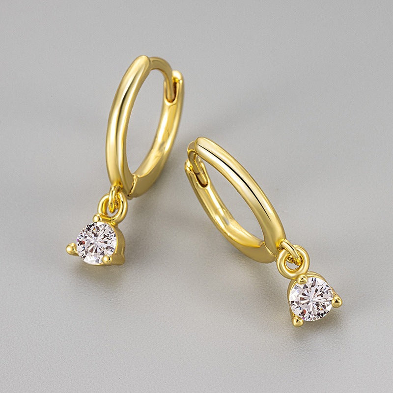 Affordable Luxury Minimalist Zircon Earrings That Go With Everything