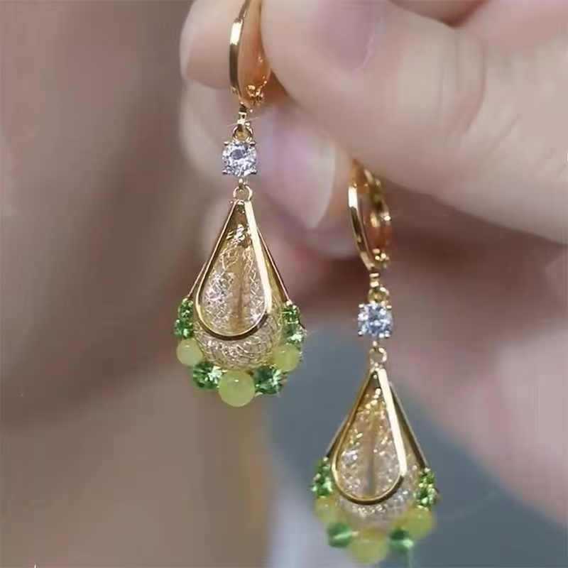 Crystal Water Drop Earrings