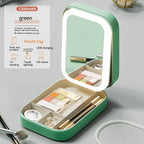 Portable LED Mirror Makeup Case