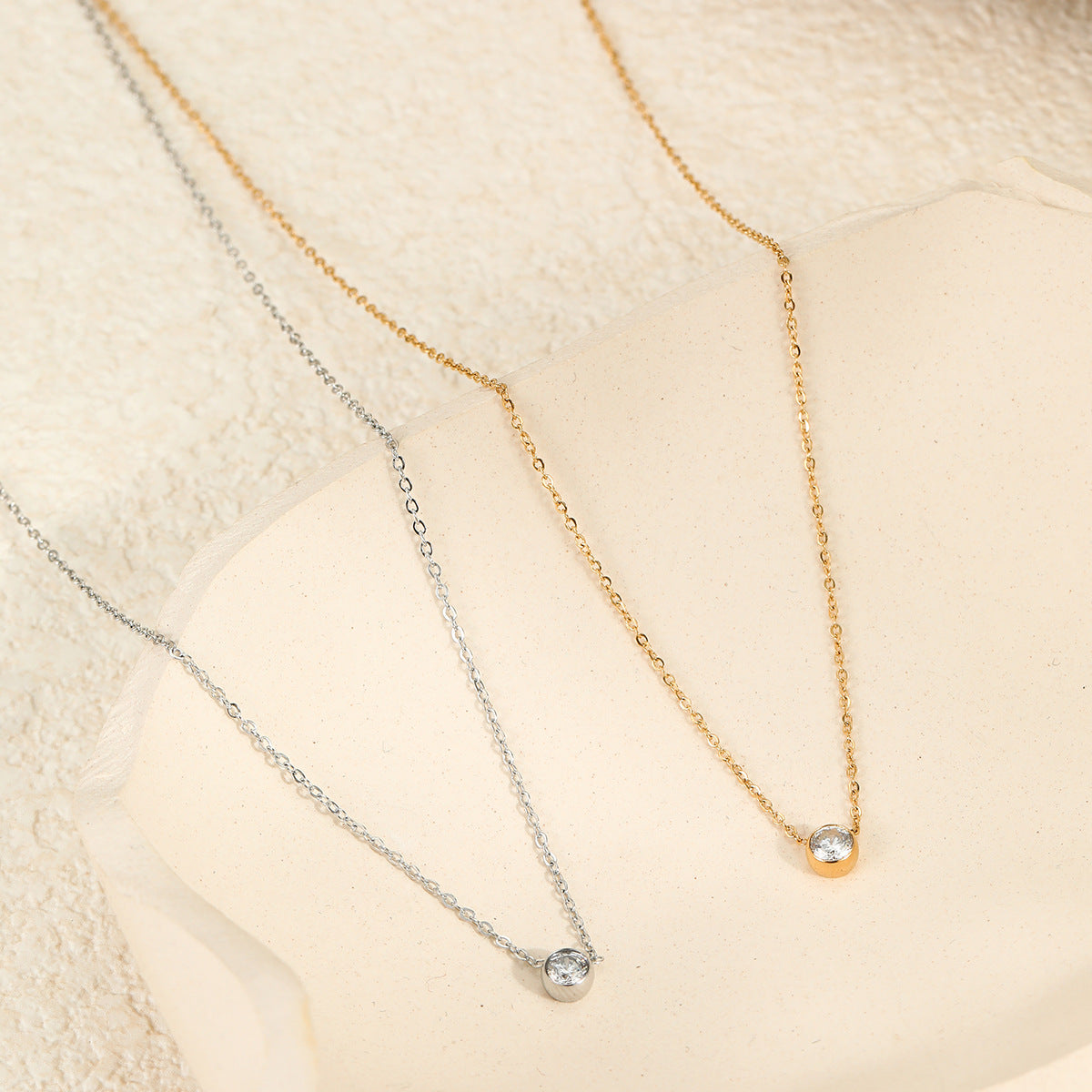 Delicate Clavicle Chain Titanium Steel Necklace That Wont Fade