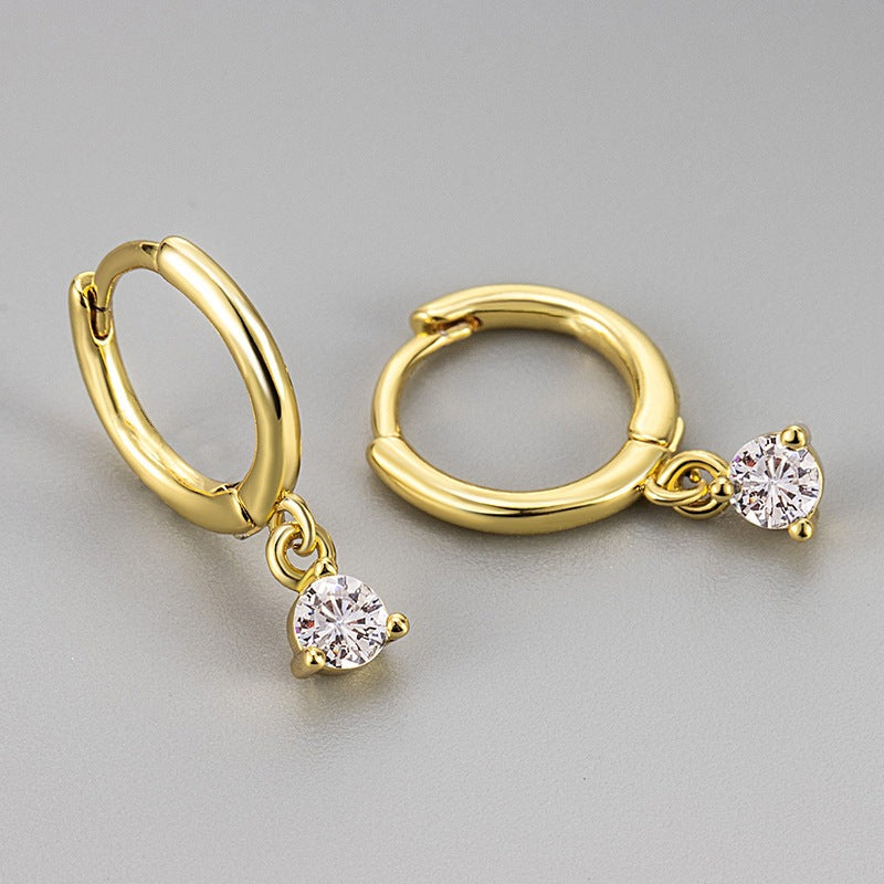 Affordable Luxury Minimalist Zircon Earrings That Go With Everything
