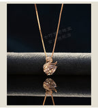 Pure Silver Swan Girl Light Luxury Niche Design Necklace
