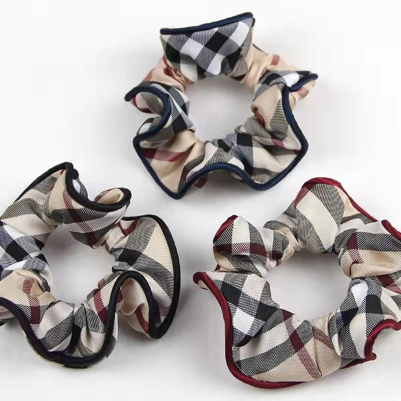 Classic Plaid Elastic Hair Tie