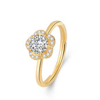 Retro Minimalist White Zircon Micro-pave Ring For The Index Finger