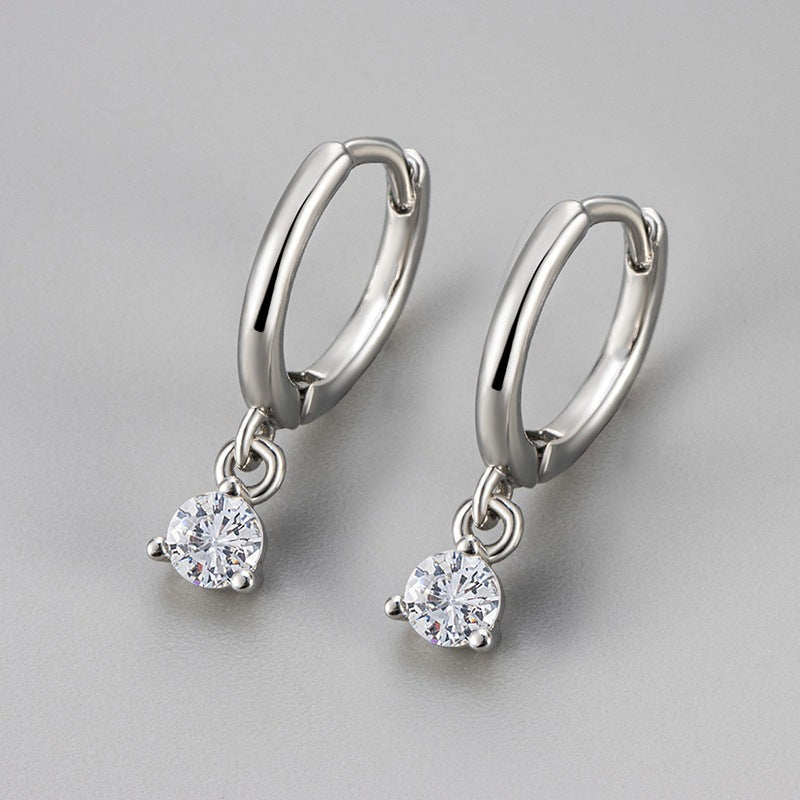 Affordable Luxury Minimalist Zircon Earrings That Go With Everything
