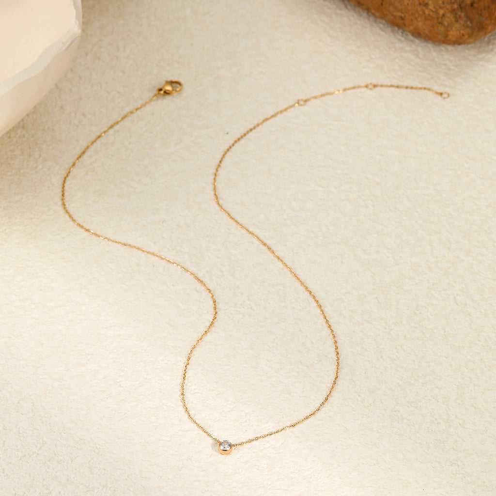 Delicate Clavicle Chain Titanium Steel Necklace That Wont Fade