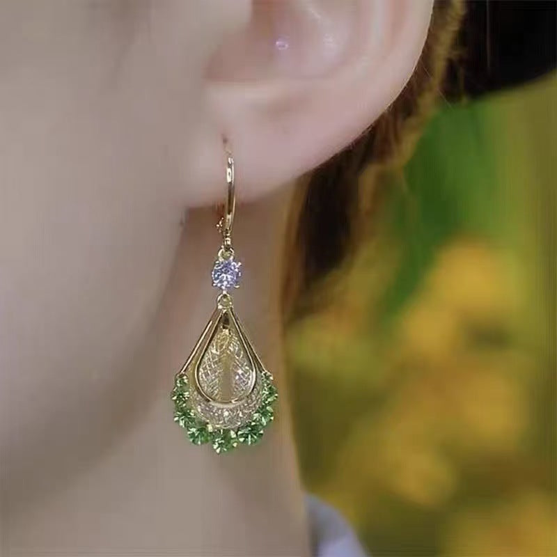 Crystal Water Drop Earrings